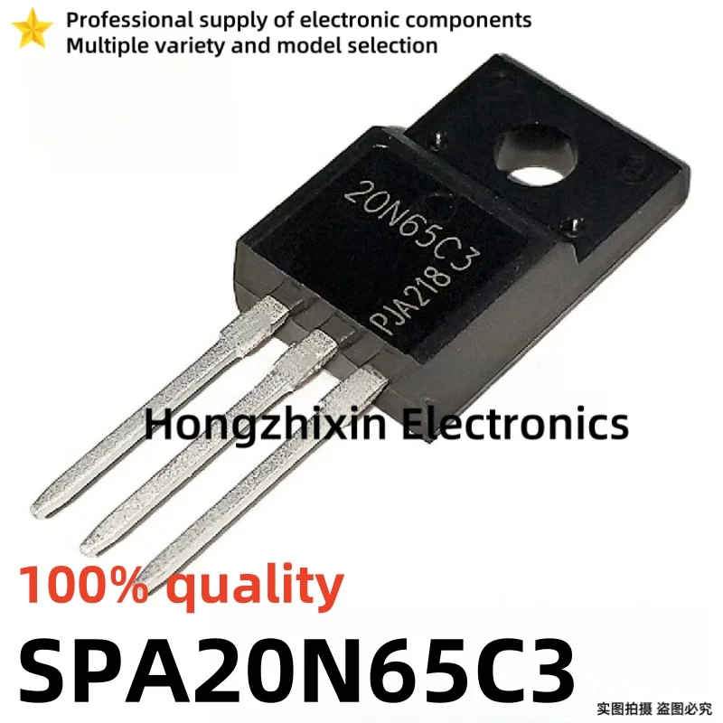 10PCS 100% quality NEW SPA20N65C3 SPA20N65 SPA20N65C 20N65C3 20N65 20N65C TO-220F MOSFET