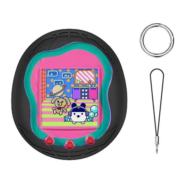 Silicone Case Replacement For Tamagotchi Uni 2023 Digital Pet Portable Electronic Pets With Lanyard Electronic Pets Accessories