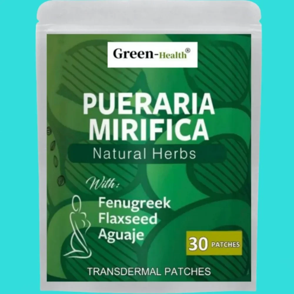 Complejo de parches transdermicos Pueraria Mirifica para mujeres que equilibra y restaura -30 parches Suministro de un mes