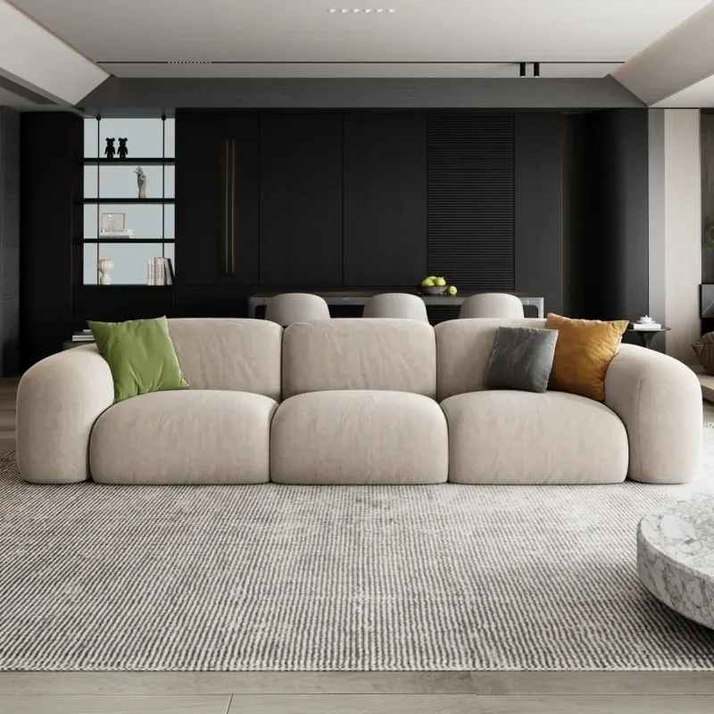 

Cloud Living Room Sofa Couch Sectional Sofa Upholstered Velvet Sofas for Living Room Apartment Couches with Cushions