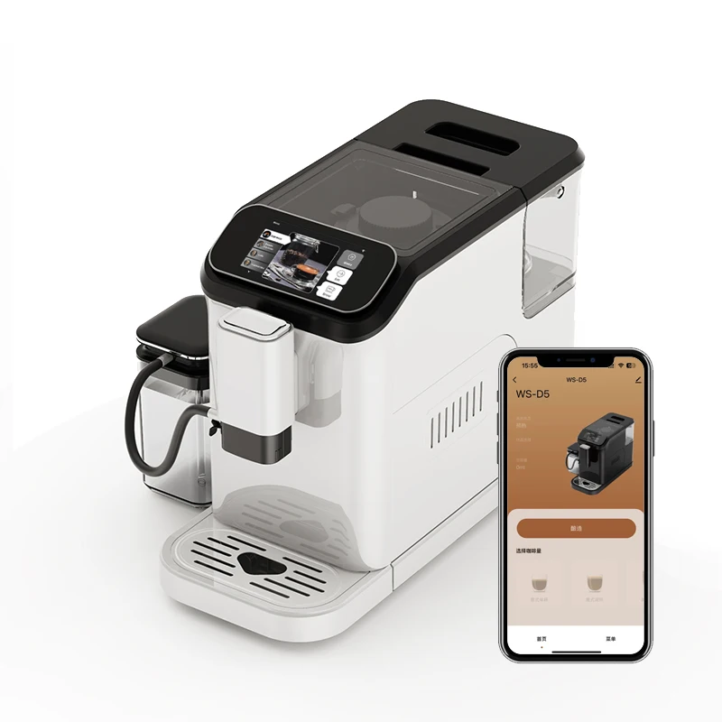 

ZJW STLF Advanced New Wi-Fi Cafeteras Домашний офис Expresso Cappuccino Latte Автоматическая кофеварка для эспрессо