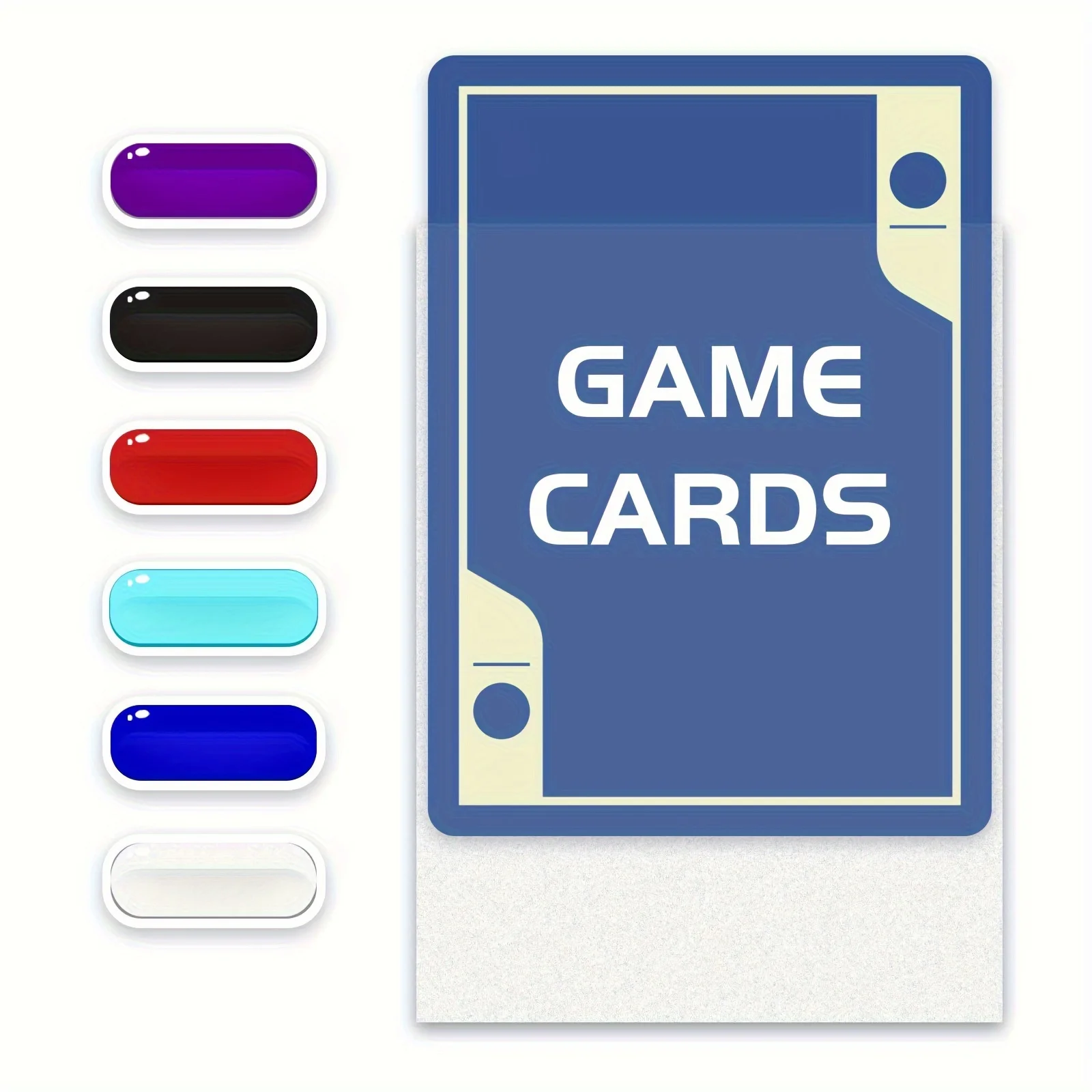 100 Stück Kartenhüllen, matte Kartenhüllen für Sammelkarten in Standardgröße, kompatibel mit Magic Yugioh und TCG-Karten 6691 – Detail 13