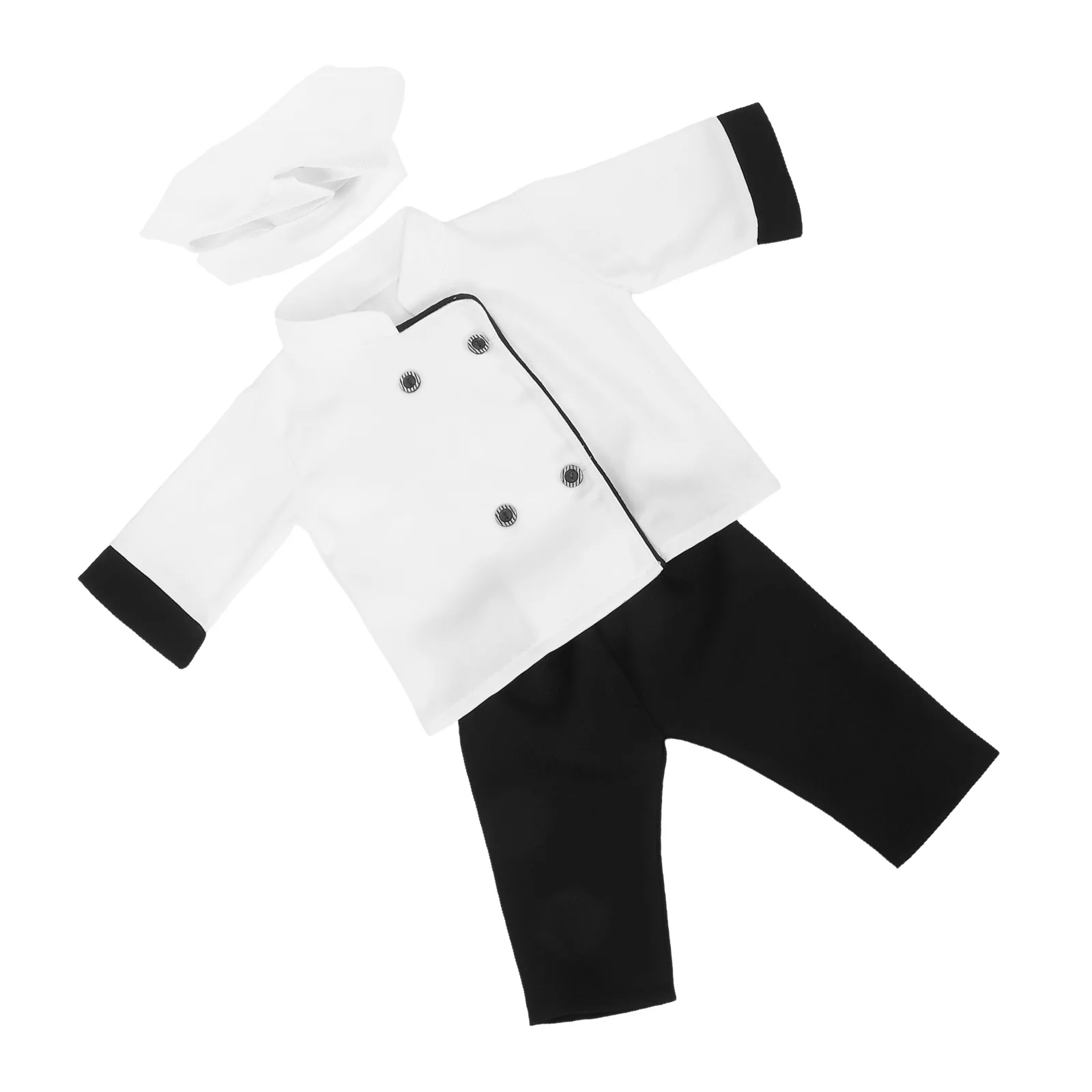 

1 set 1 Set Outfit Polyester Newborn Photoshoot Costume Hat Trousers Infant Photography Props Boy Girl Newborn Baby