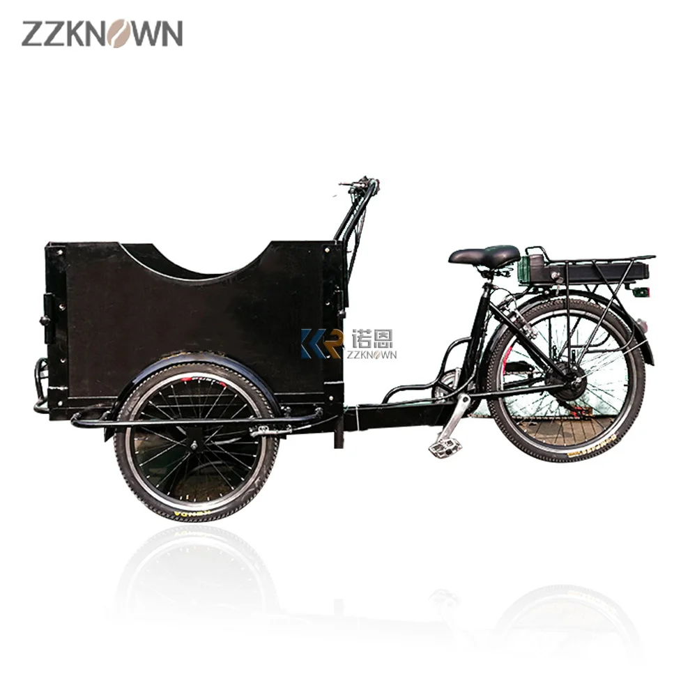 Manual Adult Dutch Cargo Bike 3 Wheel Eu Family Kid Bike Bakfiets Ice Cream Cart