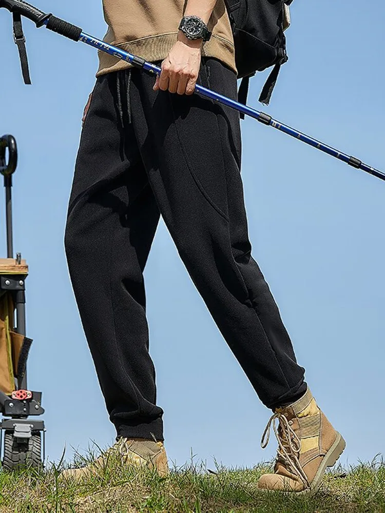 بنطال رياضي مريح للرجال ، بنطلون سميك دافئ ، بدلة رياضية كاجوال مريحة ، مقاس كبير ، 8 × لتر ، الموضة ، الخريف ، الشتاء ، ، ، ، ، ، ، ،