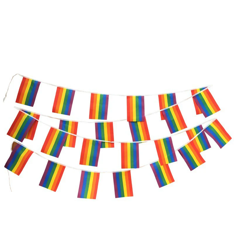 Progress Pride Rainbow Flag Vivid Color Multiple Style Banner Flag for Home Garden Yard Decor Party Supplies