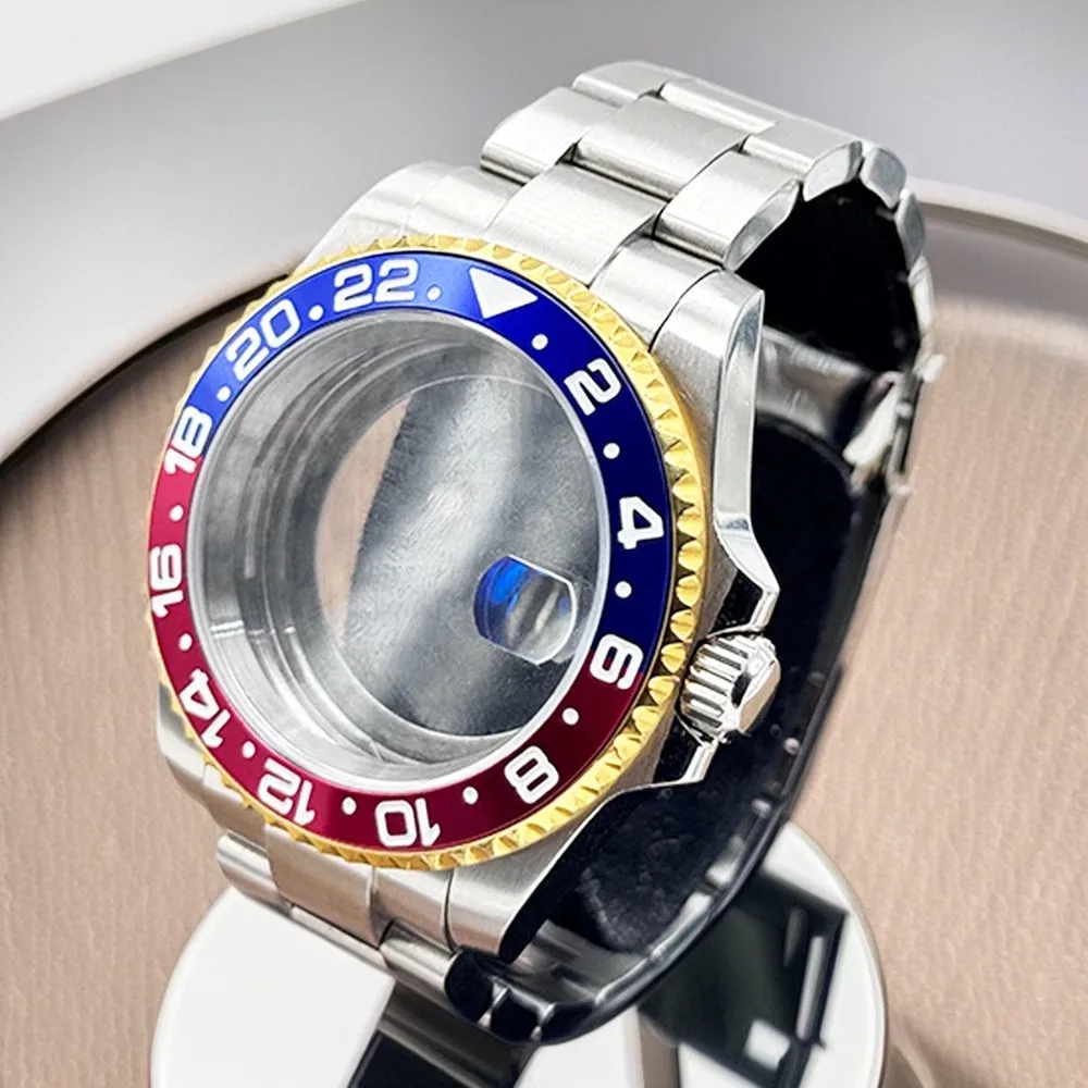 Серебряные часы NH34 NH35 NH36 NH38 NH39 NH70 Механизм Корпус 40 мм 28,5 мм Циферблат Подкорпус Безель Керамический сапфир Адаптированный