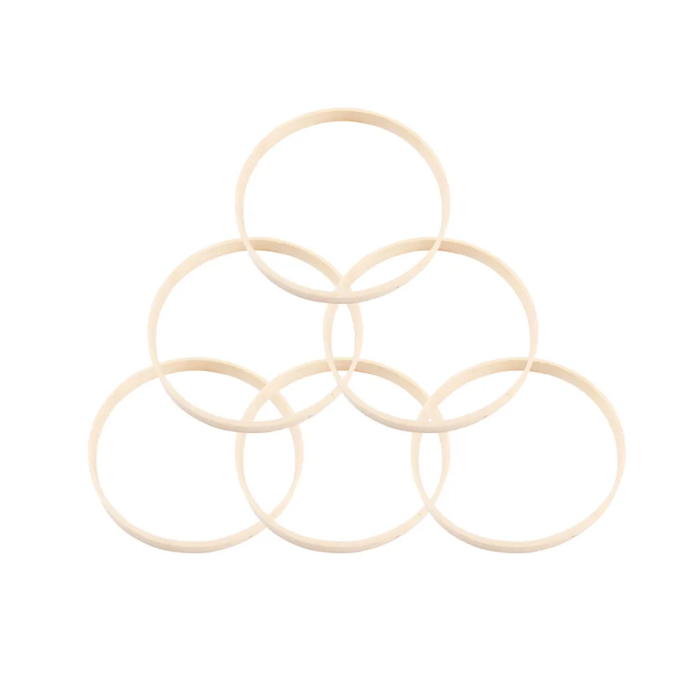 

10Pcs Bamboo Dreamcatcher Rings 20Cm Diameter Smooth Round Wooden DIY Craft Tools Perfect for Dreamcatcher Accessories Home