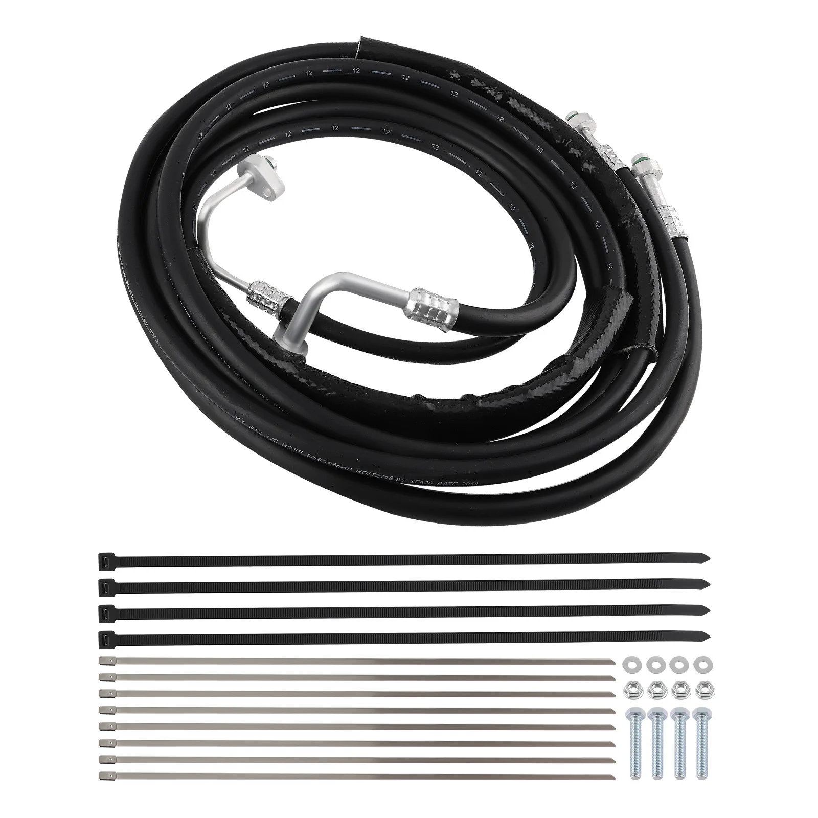 

Комплект задних трубок кондиционера FE37190 черного цвета для Ford Explorer 2011-2016, Flex и MKT 2013-2019