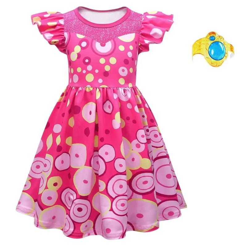 Halloween-Kostüme für Kinder Mädchen Mia und ich Kleidung Mia Cosplay Kostüm Sommerkleid Kinder Geburtstags feier Kleidung für Mädchen