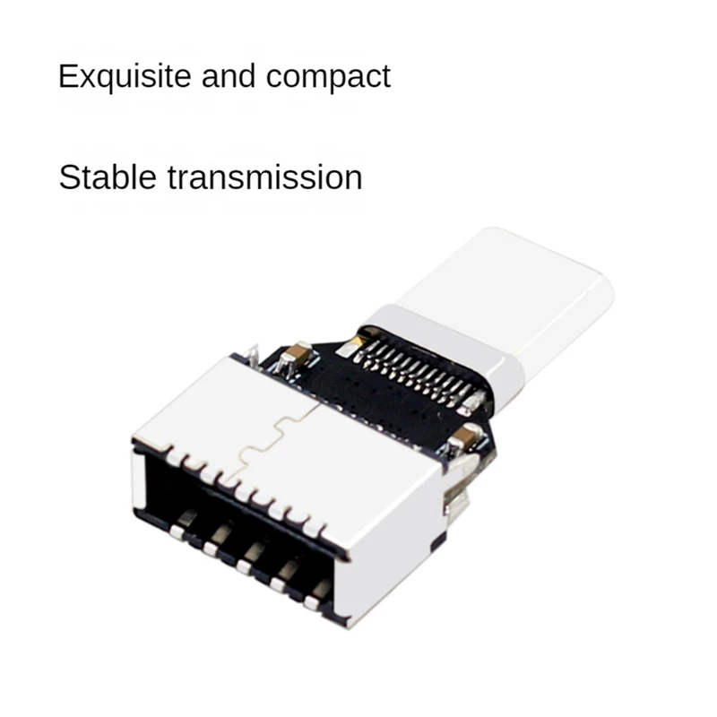 USB3.2 Type-C Male To Type-E Female Adapter 20Gbps Computer Case Front Type-E Adapter For Computer Motherboard Expansion