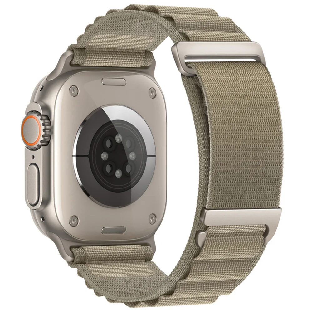 Sportarmband für Apple Watch Band Ultra 3 49 mm Schleife Nylon Herrenarmband iWatch Serie 11 10 9 8 7 SE 6 5 4 3 46/45/44/42/41/40 mm
