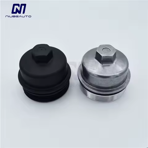 NIUBEAUTO Engine Oil Cooler Filter Cap Plastic Aluminum For Chevrolet Cruze Aveo Sonic Trax Opel Astra 55353325 55593189 5650963