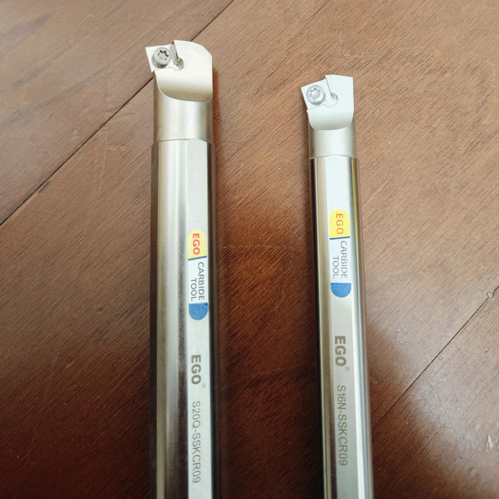 EGO Anti-vibration Bar 75° S12M-SSKCR09 S16N-SSKCR09 S20Q-SSKCR09 Insert Tool Holder SC**09T3** Chuck Lathe Parts Metal Cutter