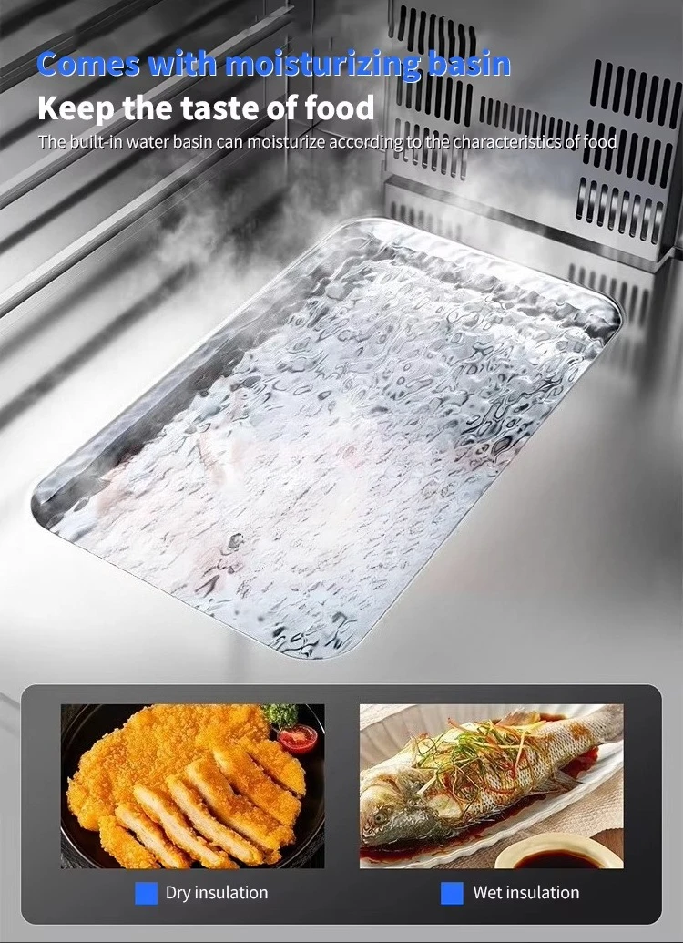 220V 5 Layer Mobile Food Warmer Cart Glass Door Warmers Insulated Hot Food Cabinet Stainless Steel Heating Cabinet Banquet