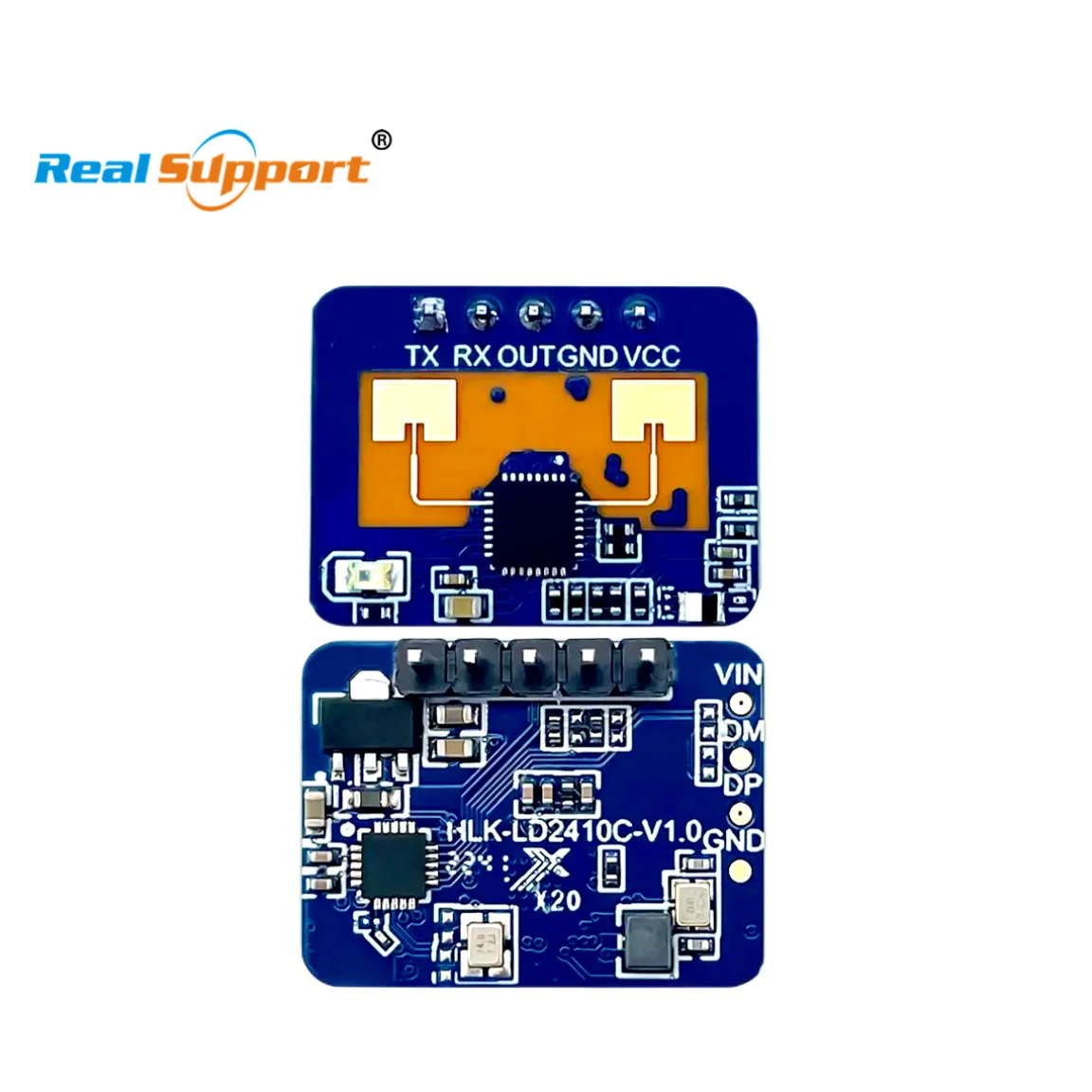 HLK-LD2410C LD2410C 24G mmWave FMCW Millimeter Wave 5M Human Presence Status Radar Sensor Motion Detection Module Hi-Link