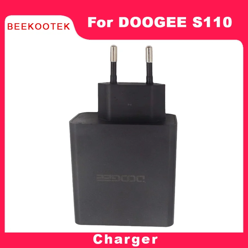 New Original DOOGEE S110 Charger Official Quick Charging Adapter TPYE-C USB Cable Data Line Charger For DOOGEE S110 Smart Phone