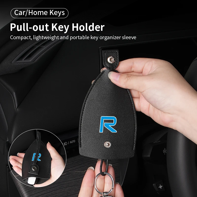 Car Key Case Leather Key Storage Bag Signal Blocker Bag Key Cover For Volvo XC40 XC60 XC70 XC90 V40 V60 V90 S60 S80 S90