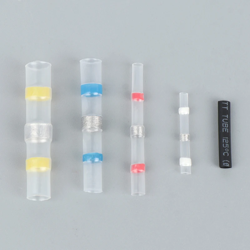 300 PCS Conectores de fio de solda à prova d'água e conectores de crimpagem de extremidade termo retrátil
