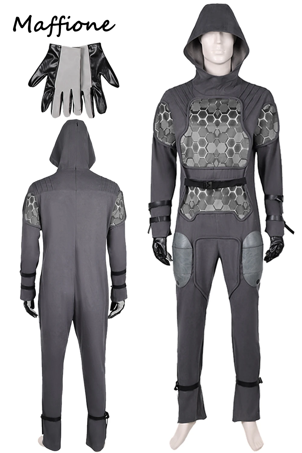 

Paul Atreides Cosplay Men Costume 2024 Movie Du 2 ne Roleplay Jumpsuit Gloves Strap Full Set Halloween Carnival Male Party Suit