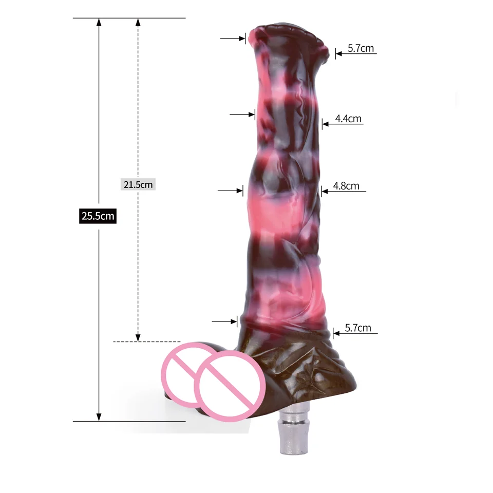 ROUGH BEAST Realistic Horse Dildo With Quick Plug Silicone Large Long Dildos for Sex Machine Masturbation Machine Attachments