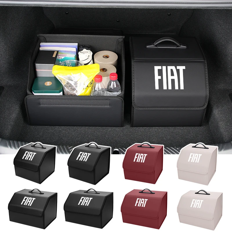 

Car Trunk Storage Box Large Capacity Tools Organizer Accessories For FIAT 500 Grande Punto UNO Tipo Stilo Astra Bravo Panda Free