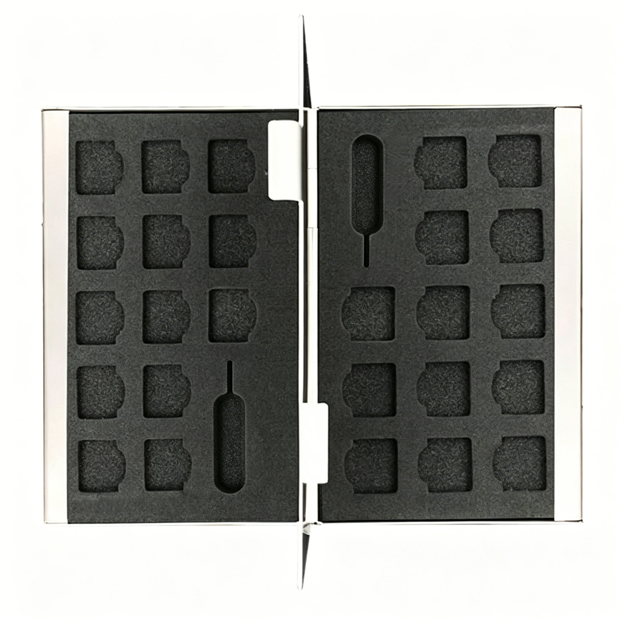 Nano SIM Card Holder Case, 26/28/30 Slots SIM Card Organizer Storage Box, Nano SIM Holder Travel Case with Eject Pin Slot, Slim