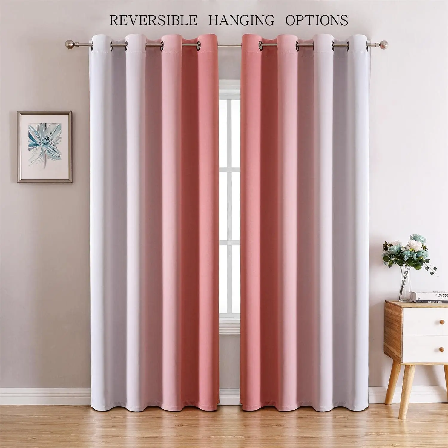 G2000 tende oscuranti e tende per camera da letto soggiorno lunghezza 95 pollici rosa e bianco grigio camera oscurante trattamenti per finestre