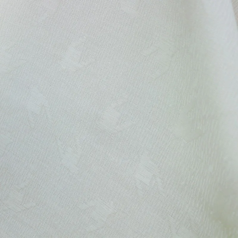 29  momme wide 138CM silk and cotton blended jacquard fabric with dark