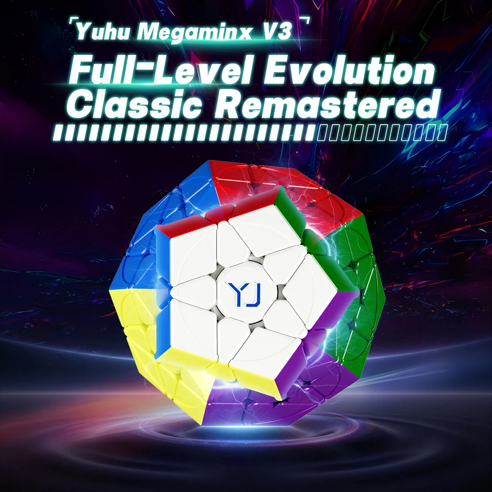 YongJun YuHu V3 Megaminx Magnetic Puzzle Cube