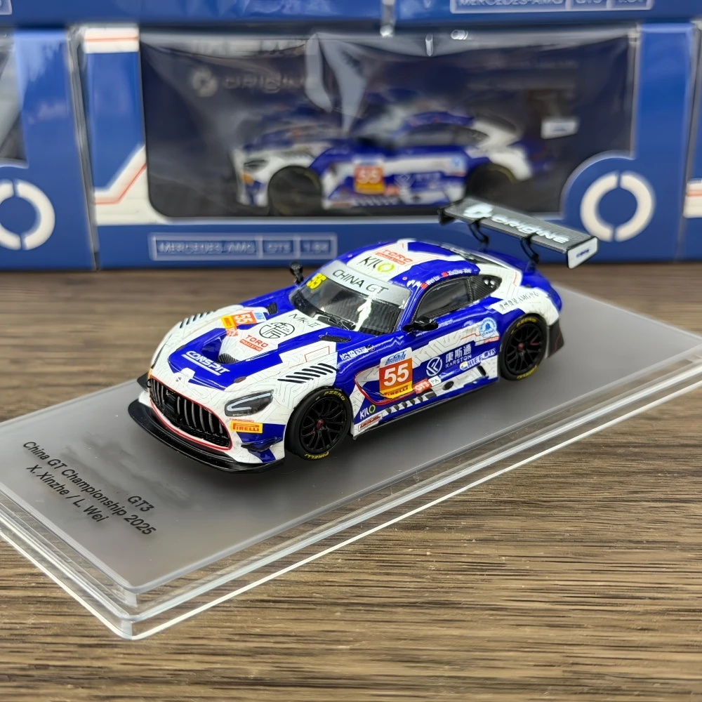 

Модель автомобиля KILOworks 1:64 GT3 China GT Championship 2025, литая под давлением