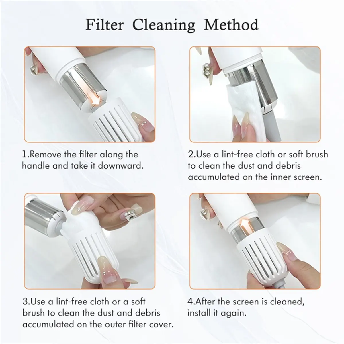 (A75U) High Speed Hair Dryers Negative Ion Hair Care Quick Dry Leafless Hair Dryer Personal Styling Salon Appliance EU Plug