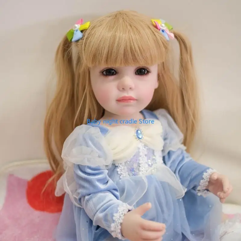 

J2FF 55 -сантиметровый перерождение Baby Doll Companion Companion Toddler Популярная ручная реалистичная кукла с движущейся и