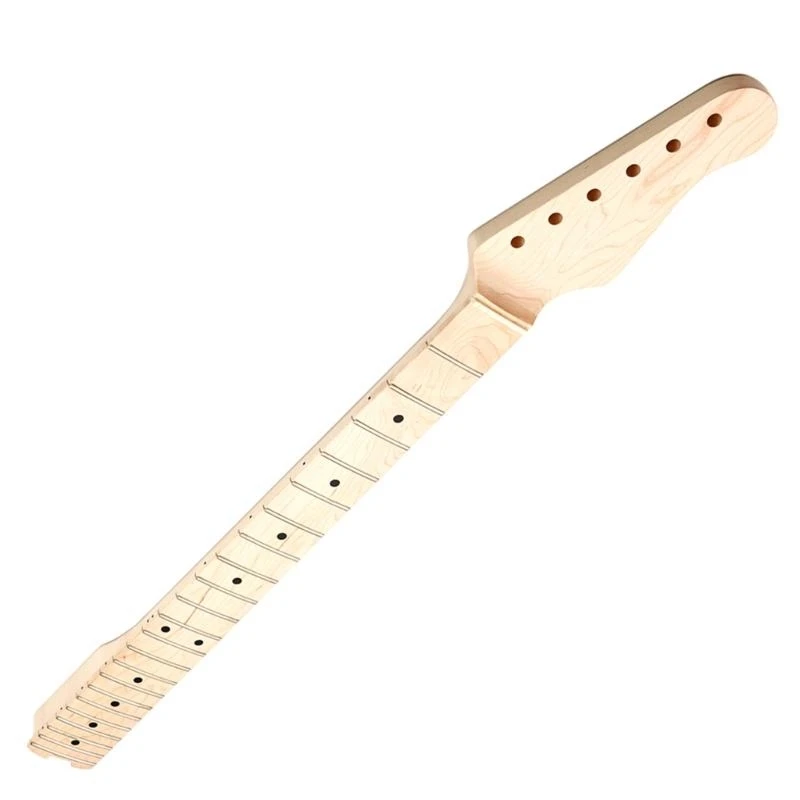 

Electric Guitar Neck 22 Frets Inlay Dots Maple Fingerboard Easy to Use