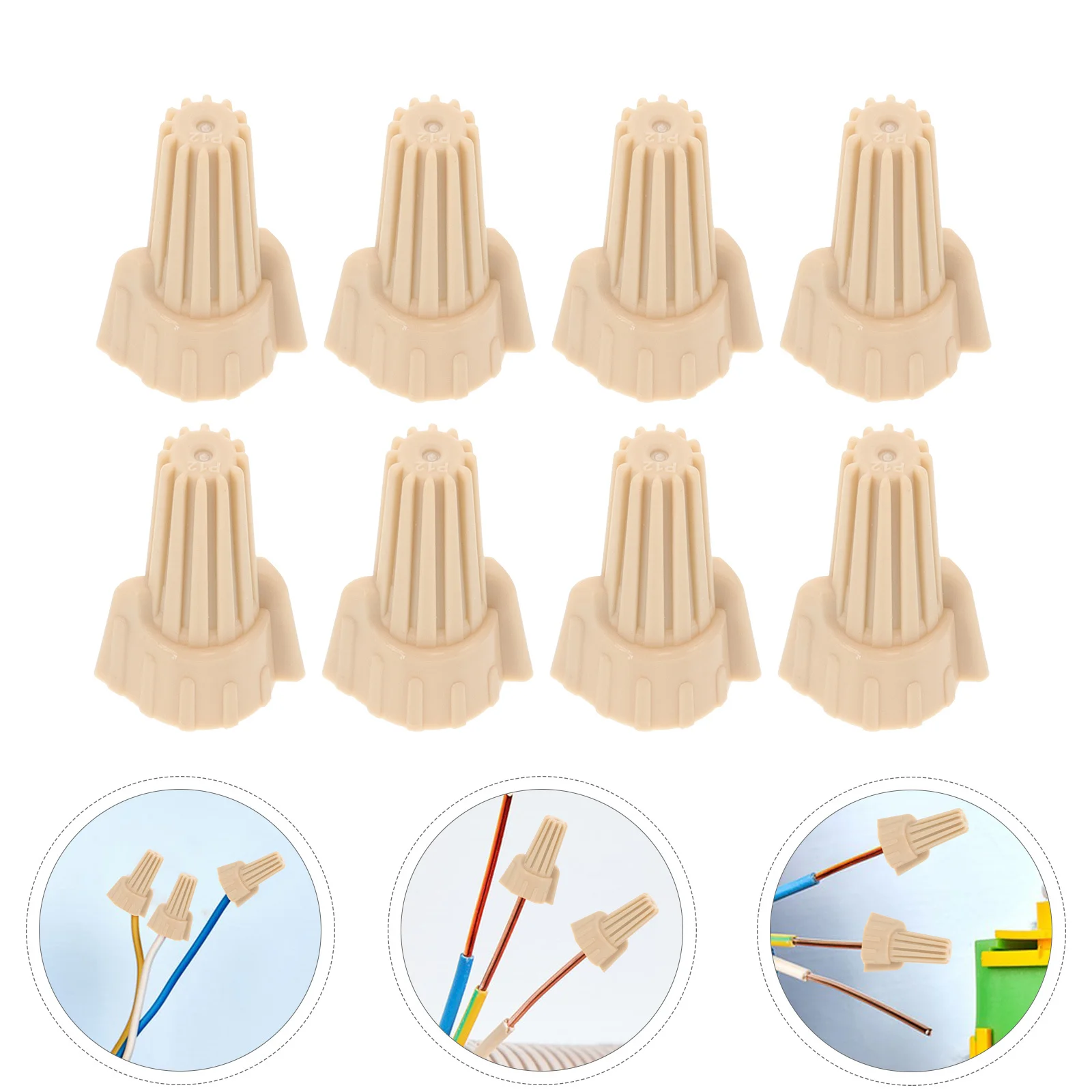 

100Pcs Wire Connectors Kit Automotive Electrical Wire End Connectors Durable PP Construction Screw Terminal Screw Terminals