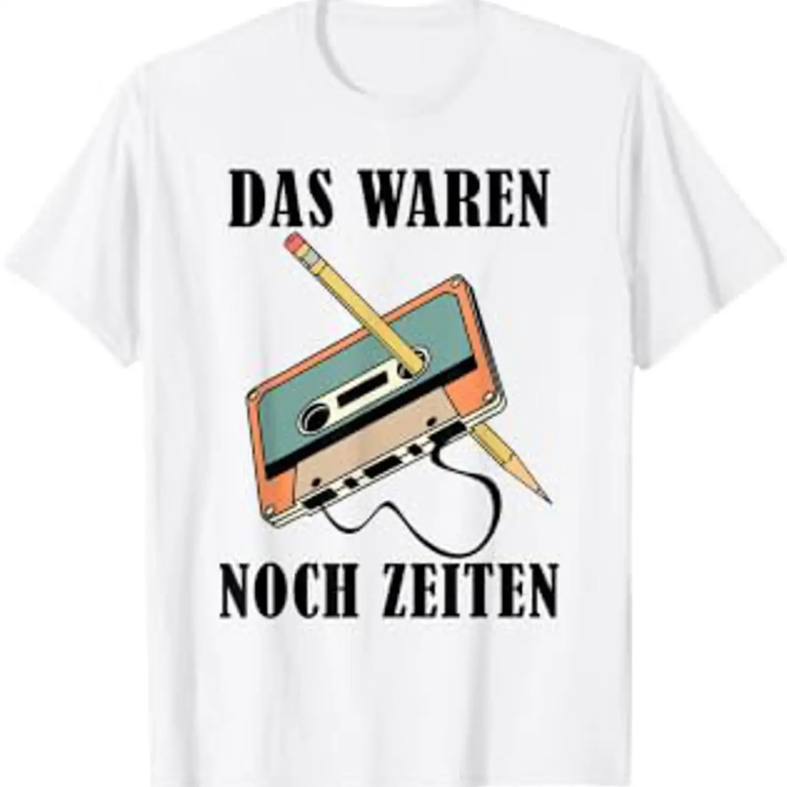 90er 80er Outfits Accessoires Retro Cassette 60s 70s Party Fancy Dress 80s 90s T Shirt vintage Washed streetwear Unisex