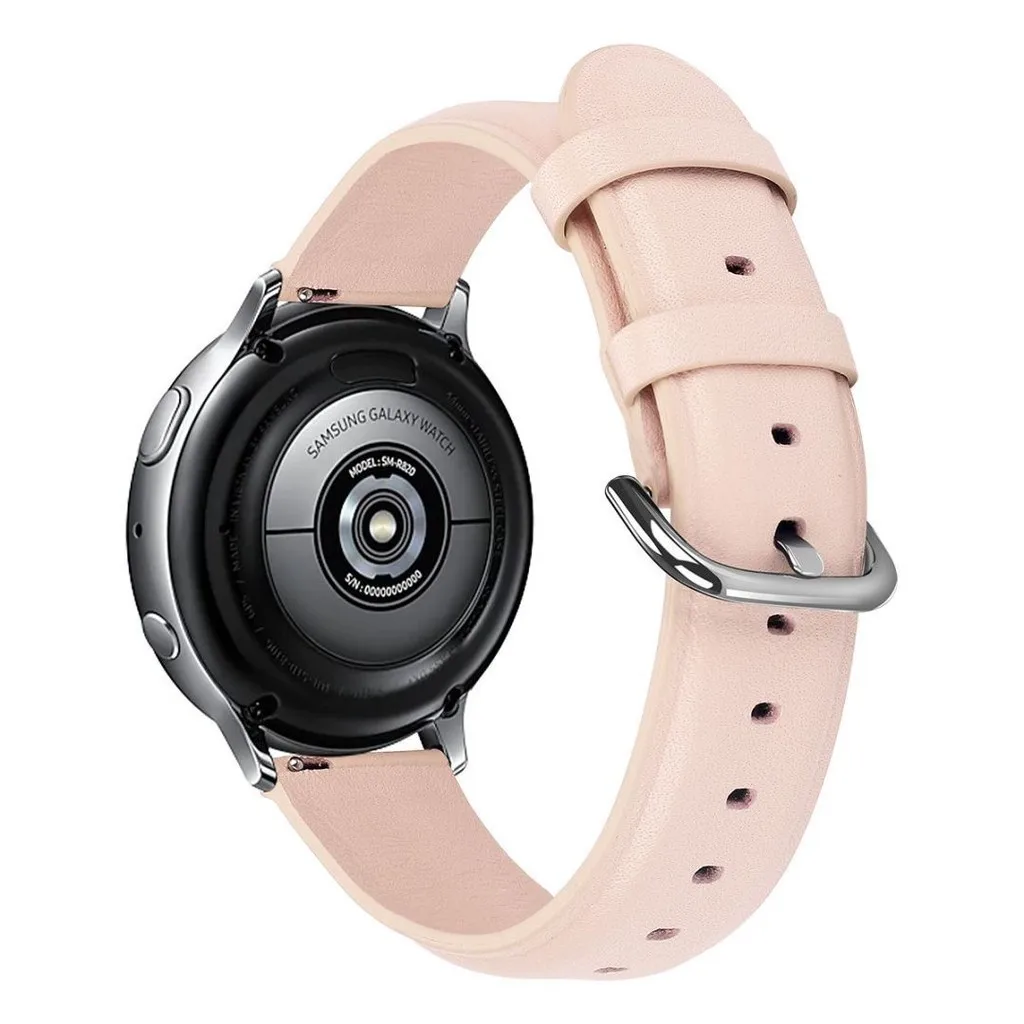20 22 mm Lederarmband, weiches Lederarmband für Garmin Forerunner 245 265 55 158 165 255 265 570 42 mm 47 mm 970