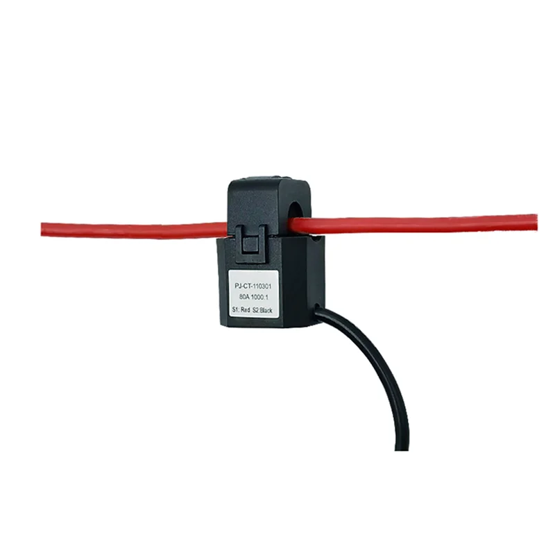 ABRW-2X Tuya Smart Life Wifi Energy Meter 80A พร้อม Current Transformer Clamp Kwh Power Monitor ไฟฟ้าสถิติ