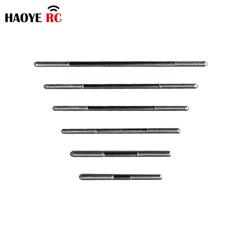 

Haoye 5pcs M2.5 Right-hand Thread Servo Linkage Shaft Pull Metal Steel Tie Push Rod For RC Airplane Model Parts Accessory