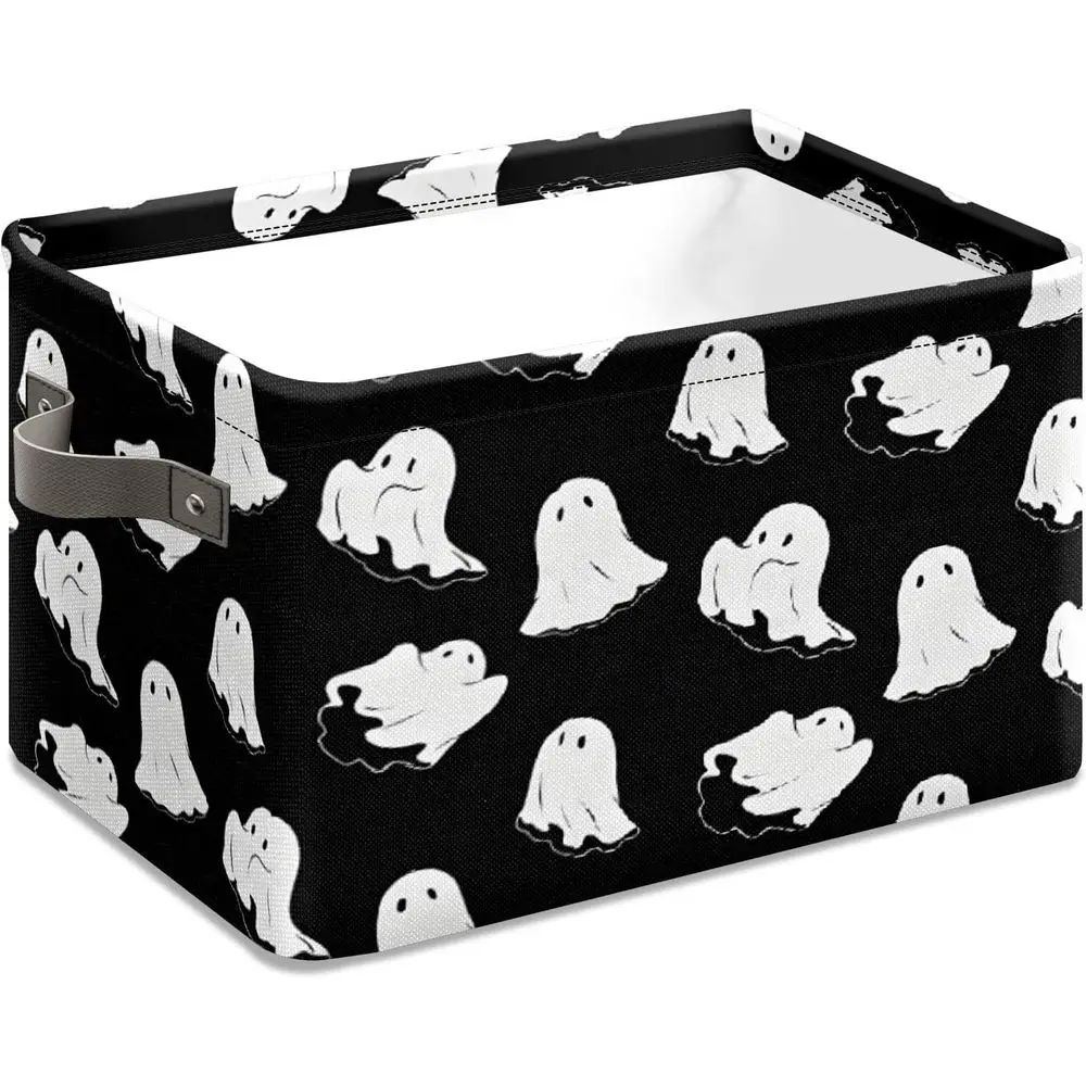 

Подарочная корзина Eerie Halloween Goth, складные тканевые кубики для хранения, сумки-органайзеры для игрушек и многого другого