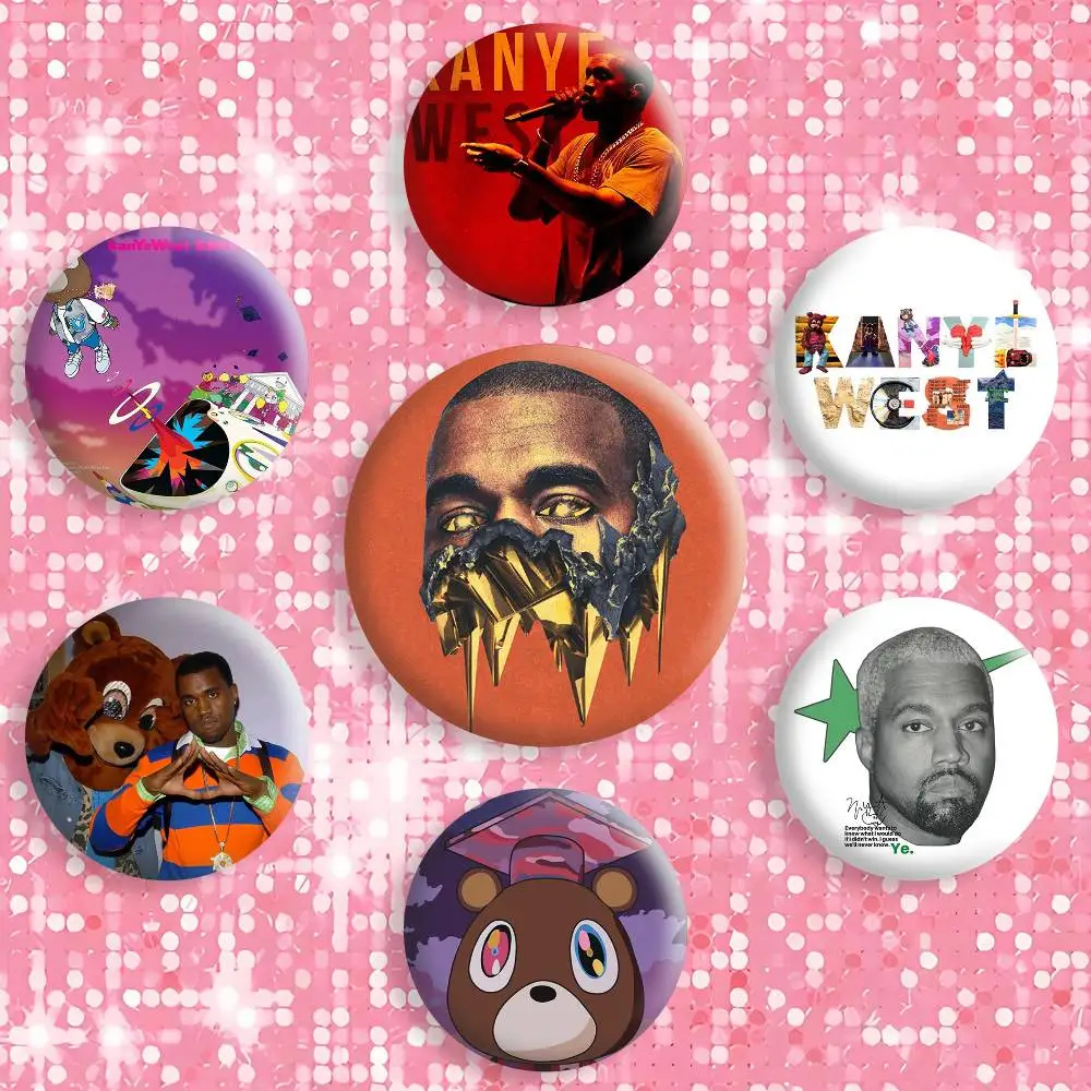 

Kanye West YE Funny Button Pins Backpack Clothing Decor Brooch Badge Jewelry Gifts for Kids