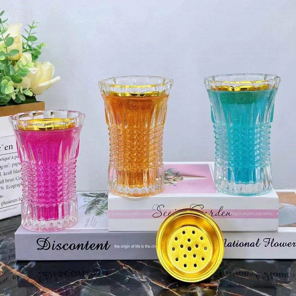 Arab colored glass aromatherapy ovens sell well American portable crystal incense burner