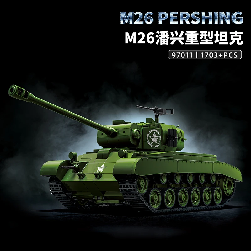 

Вторая мировая война Армия США M4 Танк Строительные блоки Головоломки Игрушки Коллекционные M26 Panzer MOC Кирпичи Военные модели Наборы для взрослых и детей Подарки на день рождения