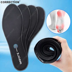 CORRECTION Memory Foam Insoles For Shoes Sole Deodorant Breathable Cushion Running Insoles For Feet Man Women Orthopedic Insoles