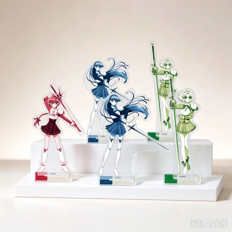 Magic Knight Rayearth Anime Peripheral Acrylic Standee Model Plate Transparent Desk Decoration Collection Toy Present Keychain