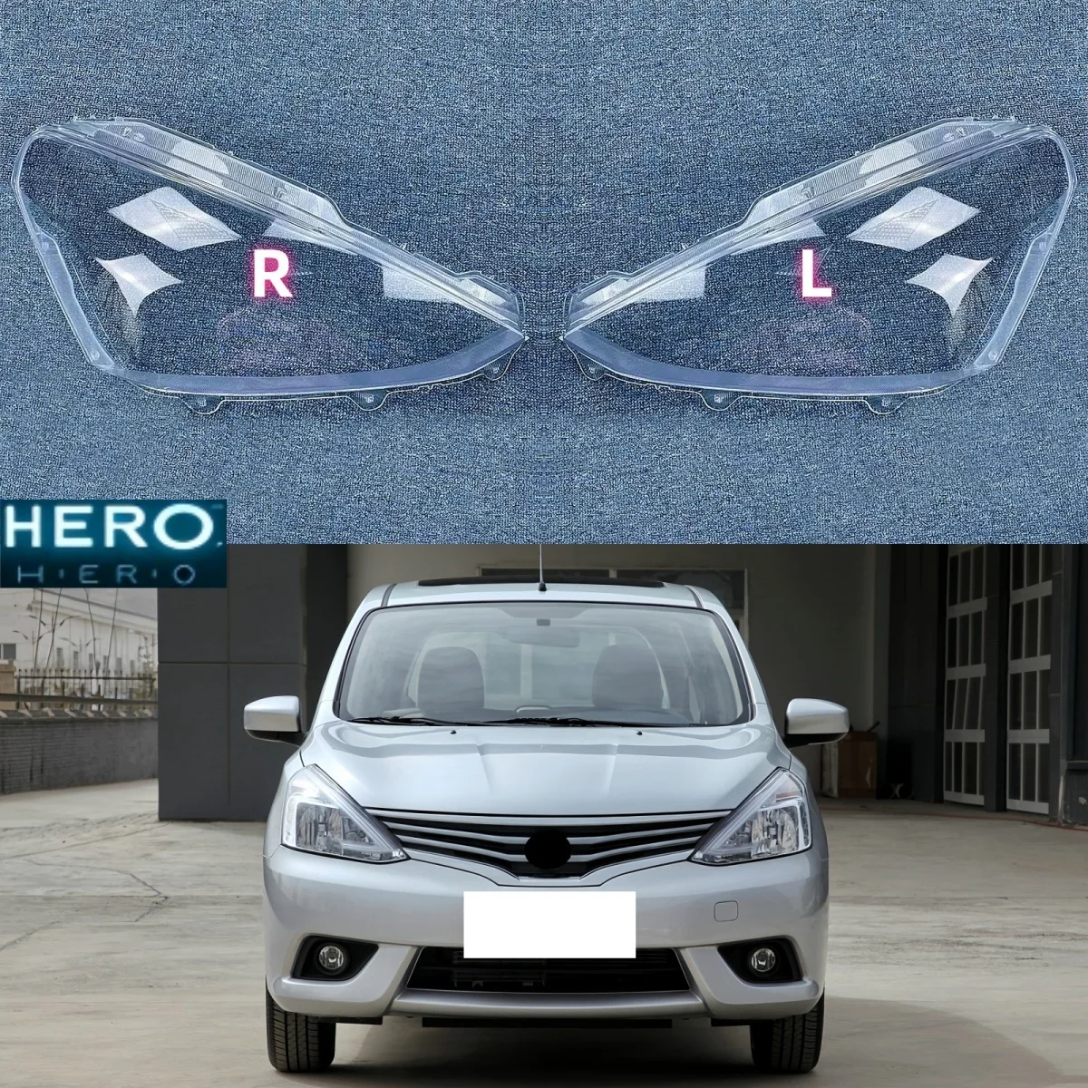 For Nissan Livina 2013 2014 2015 Headlamp Cover Lamp Shade Headlight Shell Lens Plexiglass Replace Original Lampshade