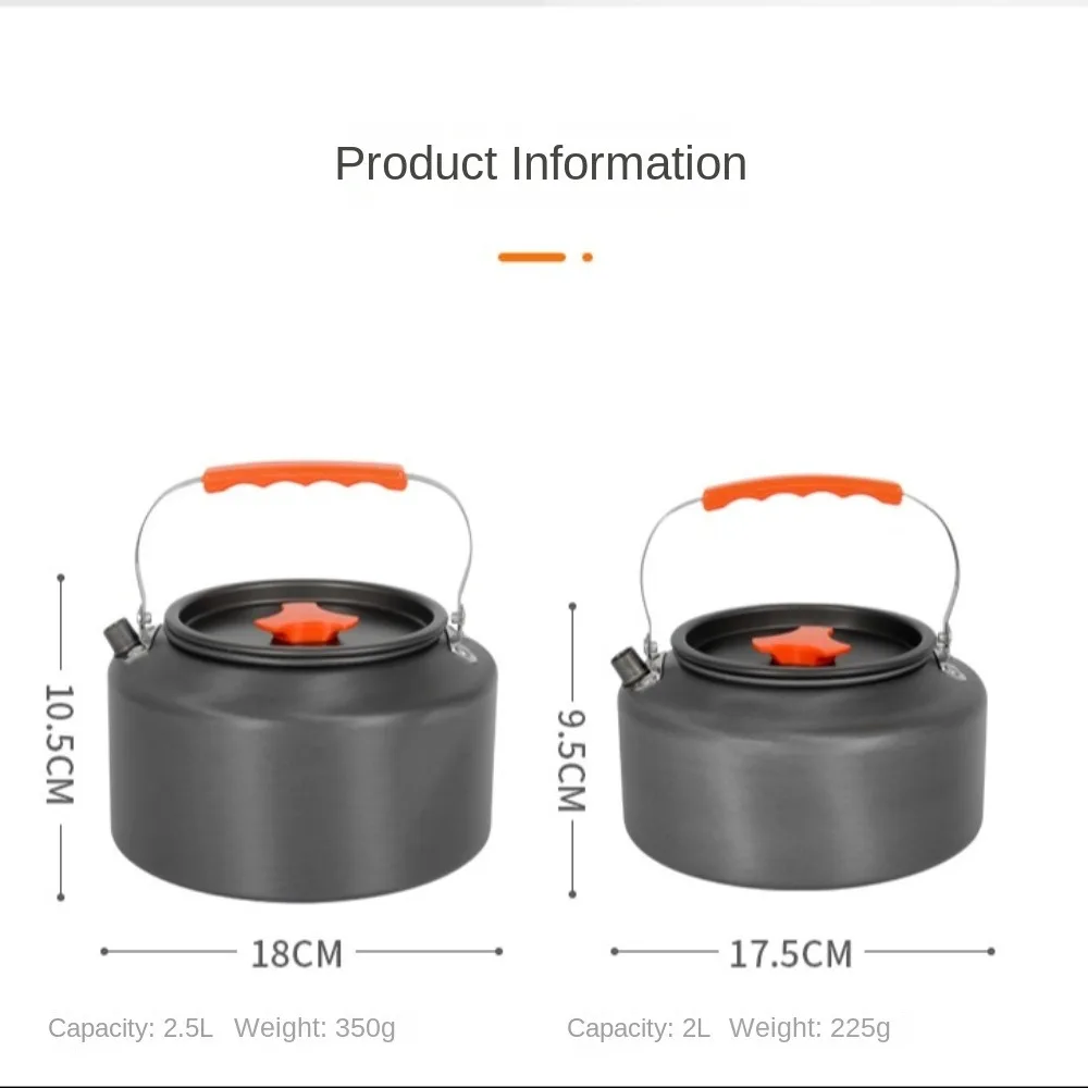 1,1 л/1,6 л/2 л/2,5 л походный чайник легкий алюминиевый походный кофейник посуда сверхлегкий уличный чайник