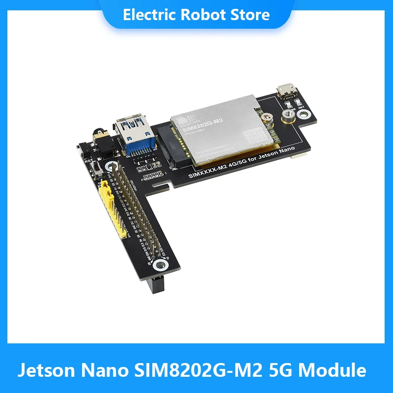 

SIM8202G-M2 5G Module Designed for Jetson Nano, 5G/4G/3G, Snapdragon X55, Multi Mode Multi Band