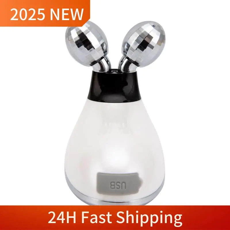 2025 Trend Microcurrent Vibrating Beauty Instrument Electric Face Lift Roller Massager Skin Tighten Massage Beauty Devices