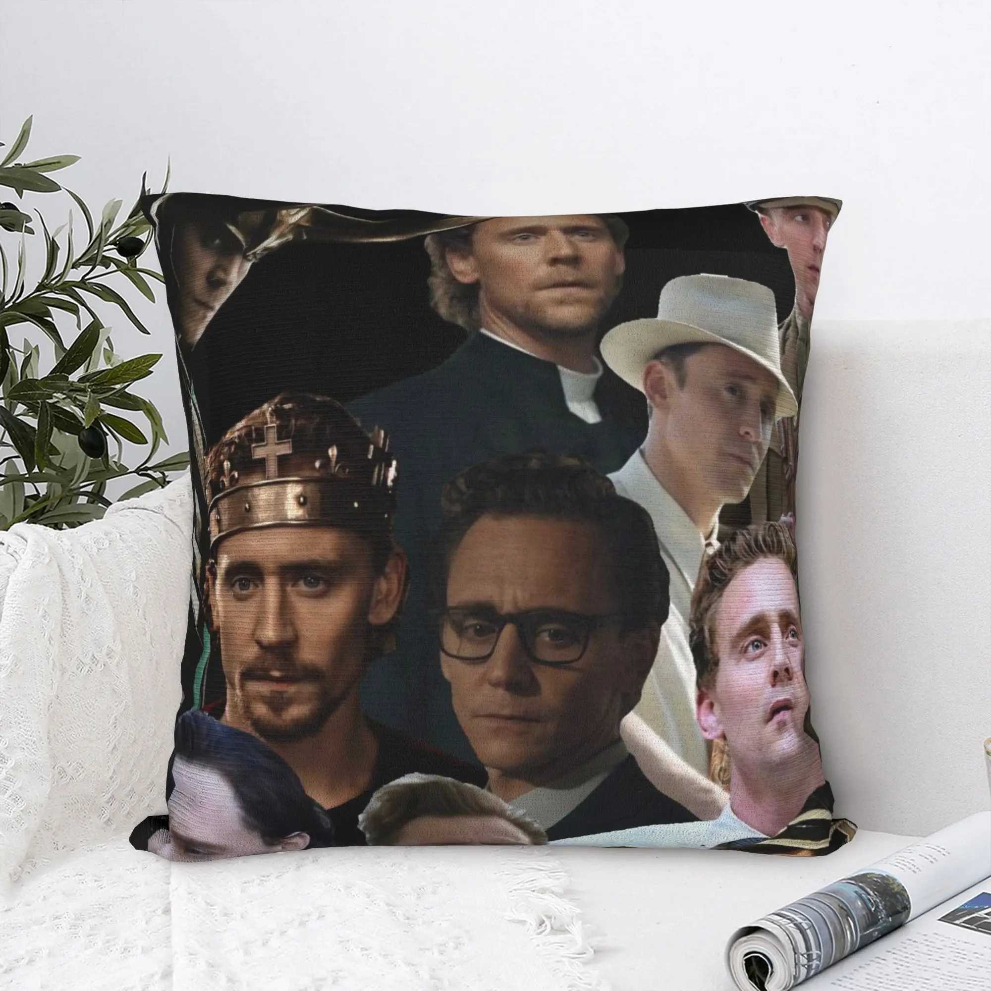 Printing Tom Handsome Actor Hiddlestons Pillowcase Cushion Cover Decorative Art Cool Throw Pillow Case Cover Home Dropshipping